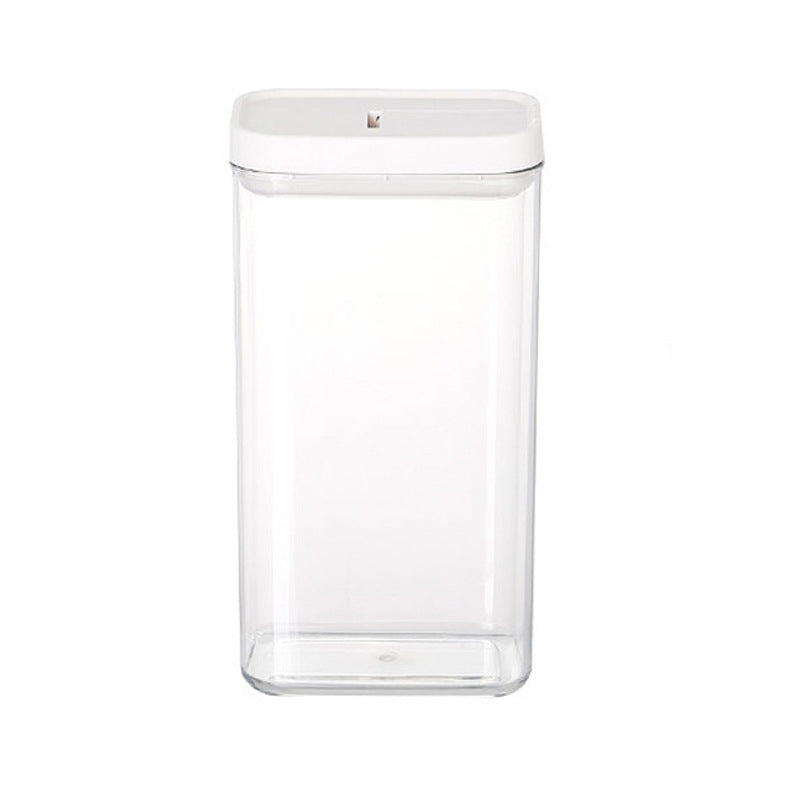 Transparent Airtight Jar Storage Box Square Pasta Storage Jar